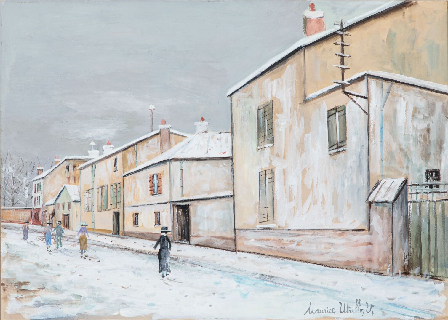 Null Maurice UTRILLO (1883-1955)

Rue à Bougival, sous la neige, circa 1935

Gou&hellip;