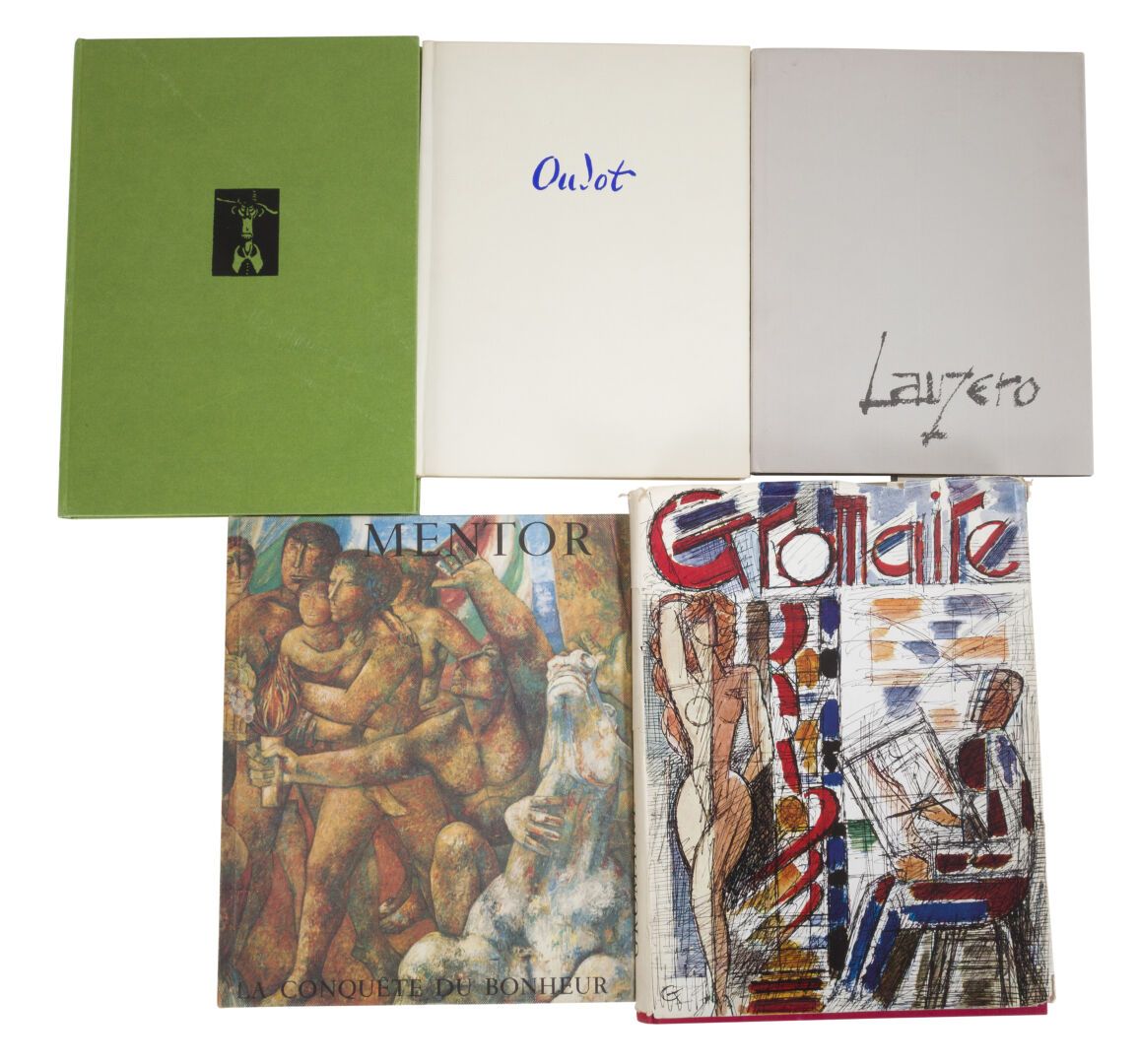 Null Lot de 5 ouvrages comprenant:
- CÉZANNE (Philippe), LAUZERO (Albert), AUBER&hellip;