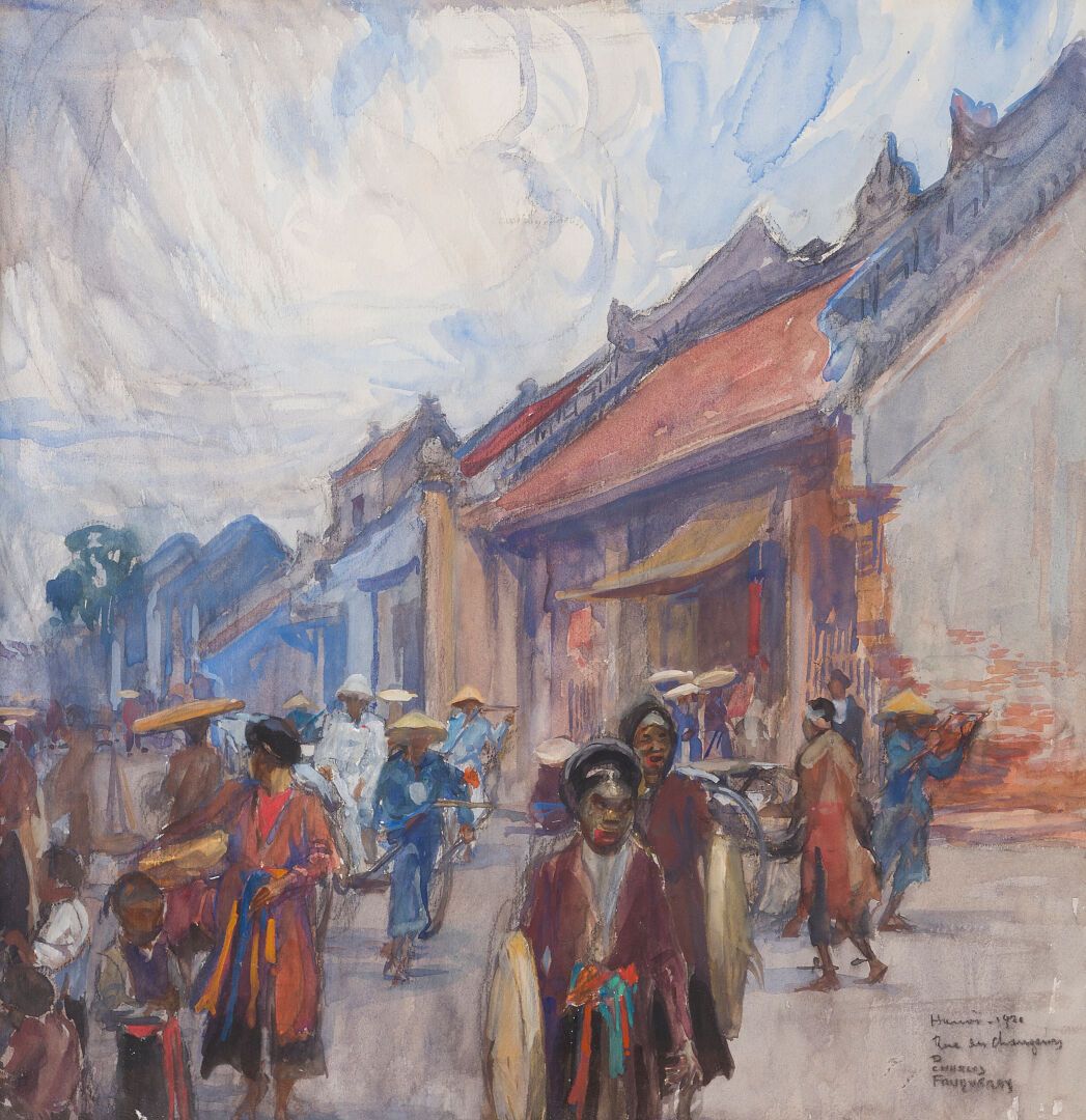 Null D. Charles FOUQUERAY (1869-1956). 
École des Beaux-Arts de Paris. 
Rue des &hellip;