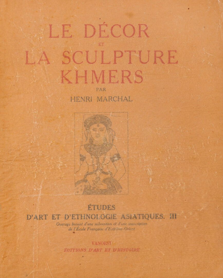 Null 1951-1956. 
Réunion de deux ouvrages de documentation sur Angkor comprenant&hellip;