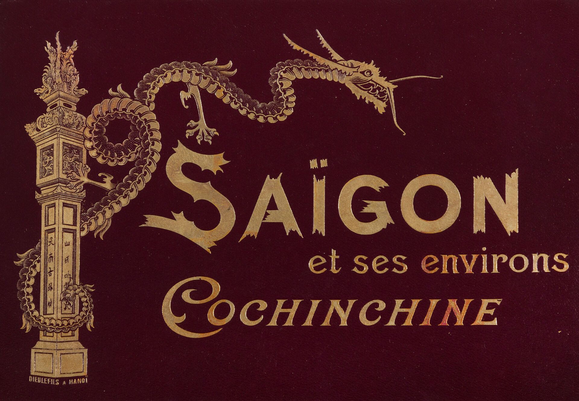 Null Vers 1905-1910.
P. DIEULEFILS. 
Saïgon et ses environs - Cochinchine.
Album&hellip;