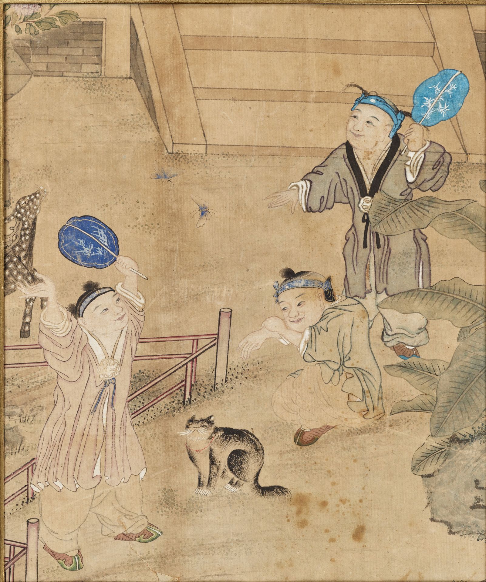 ‘BOYS AT PLAY AND CAT’, QING DYNASTY GARÇONS AU JEU ET CHAT, DYNASTIE QING
Chine&hellip;