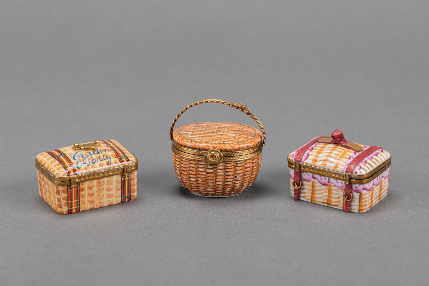 Null Ensemble de boîtes à pique-nique miniatures, de formes différentes, en porc&hellip;