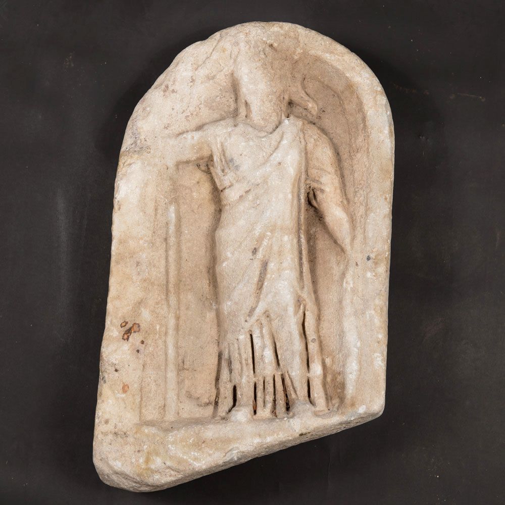 Hellenistic or Roman ancient marble relief Relief en marbre antique hellénistiqu&hellip;
