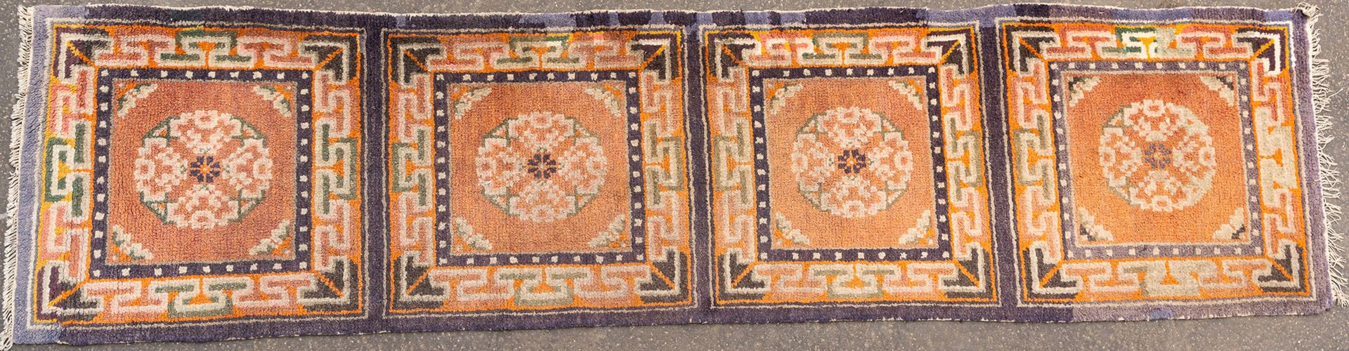 Tibet Carpet Tapis du Tibet, textile ondulé avec décorations ornementales en qua&hellip;