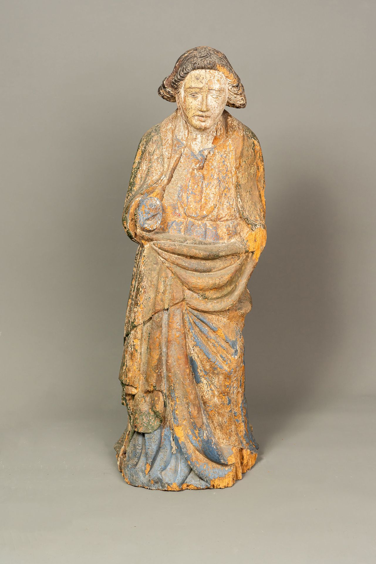 Tyrolian Sculpture 15th Century Sculpture tyrolienne du XVe siècle, grand person&hellip;