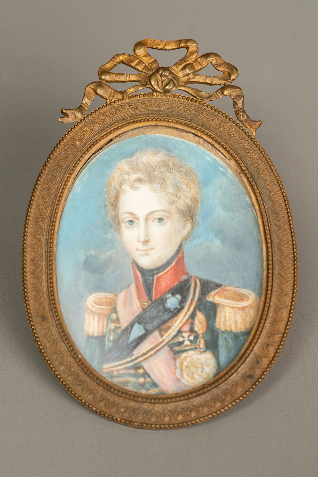 Portrait Miniature Duke of Reichstadt (1811-1832) Portrait miniature du duc de R&hellip;