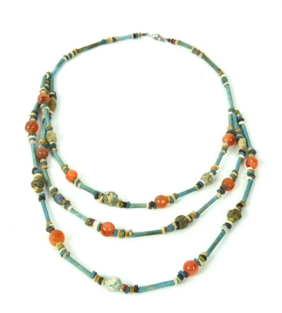 COLLANA EGIZIA EGYPTIAN NECKLACE

DATING: late epoch, 716-30 B.C. 

MATERIAL AND&hellip;