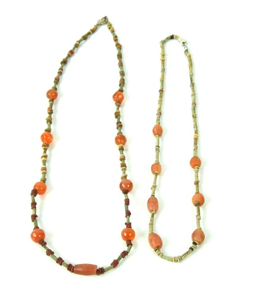 DUE COLLANE EGIZIE TWO EGYPTIAN NECKLACES

DATING: late period, 716-30 B.C. 

MA&hellip;