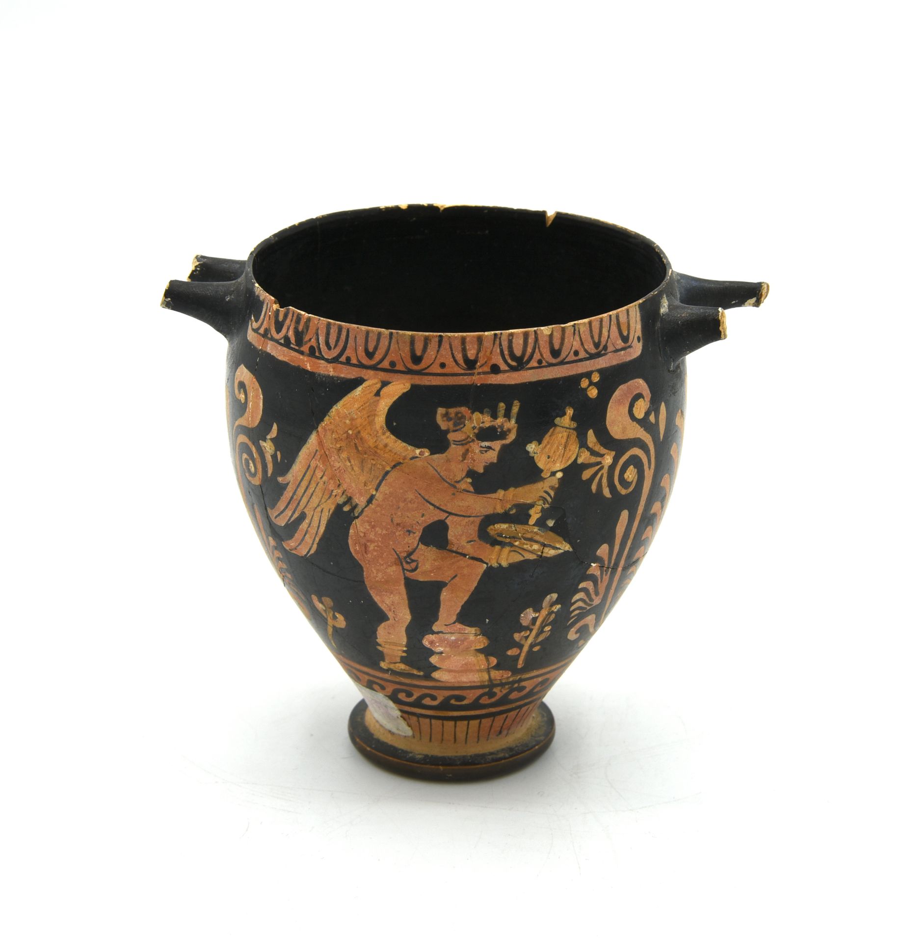 Null APULIAN RED-FIGURE SKYPHOS 

DATE: half IV sec. A. C.

MATERIAL AND TECHNIQ&hellip;