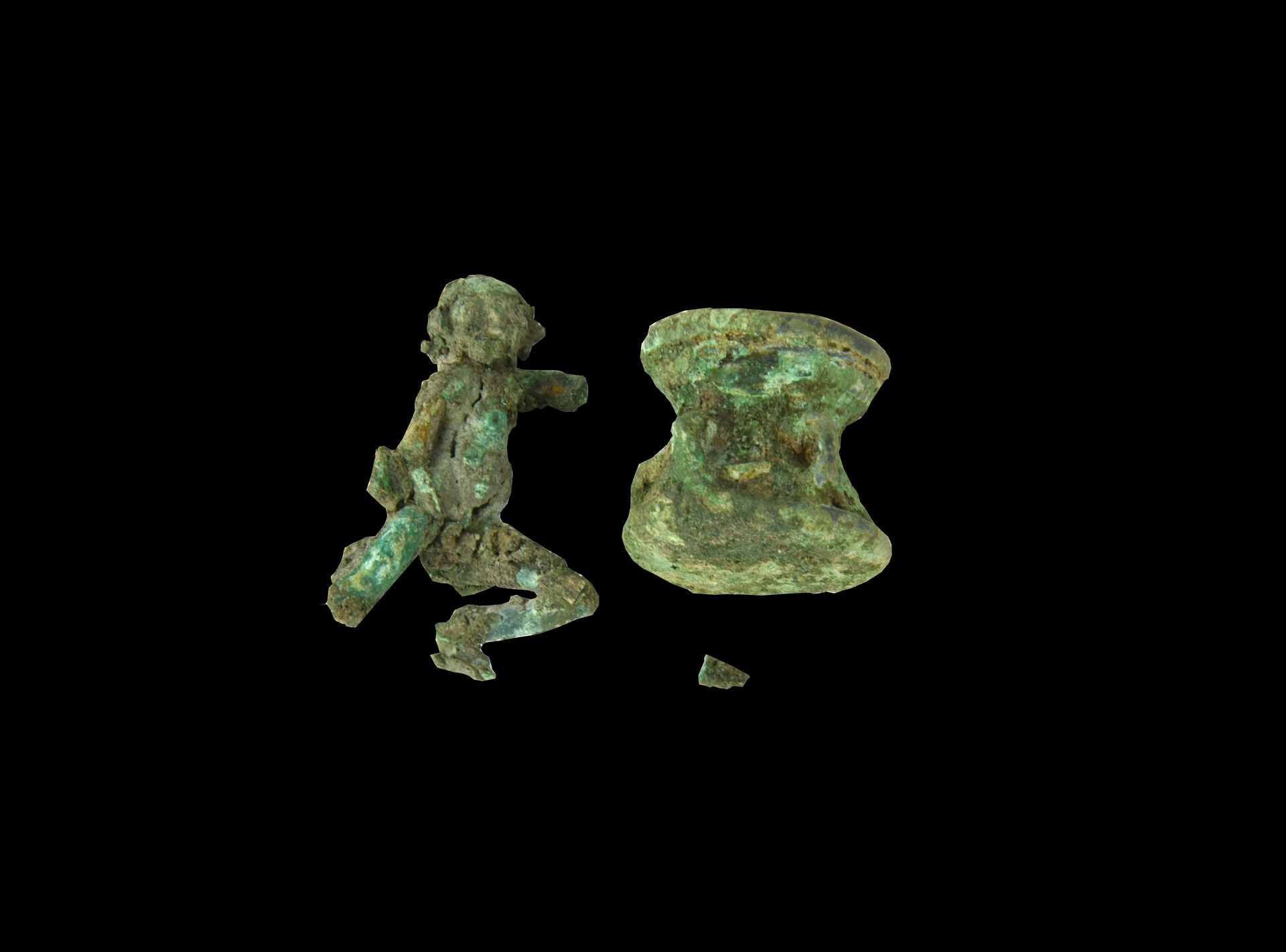 Null 纪念碑

日期：公元前600-300年

材料和技术：铸造和凿刻的青铜。

正在跳舞的男性裸体雕像，配有圆柱形底座。

制作：泰国Bang Chian&hellip;