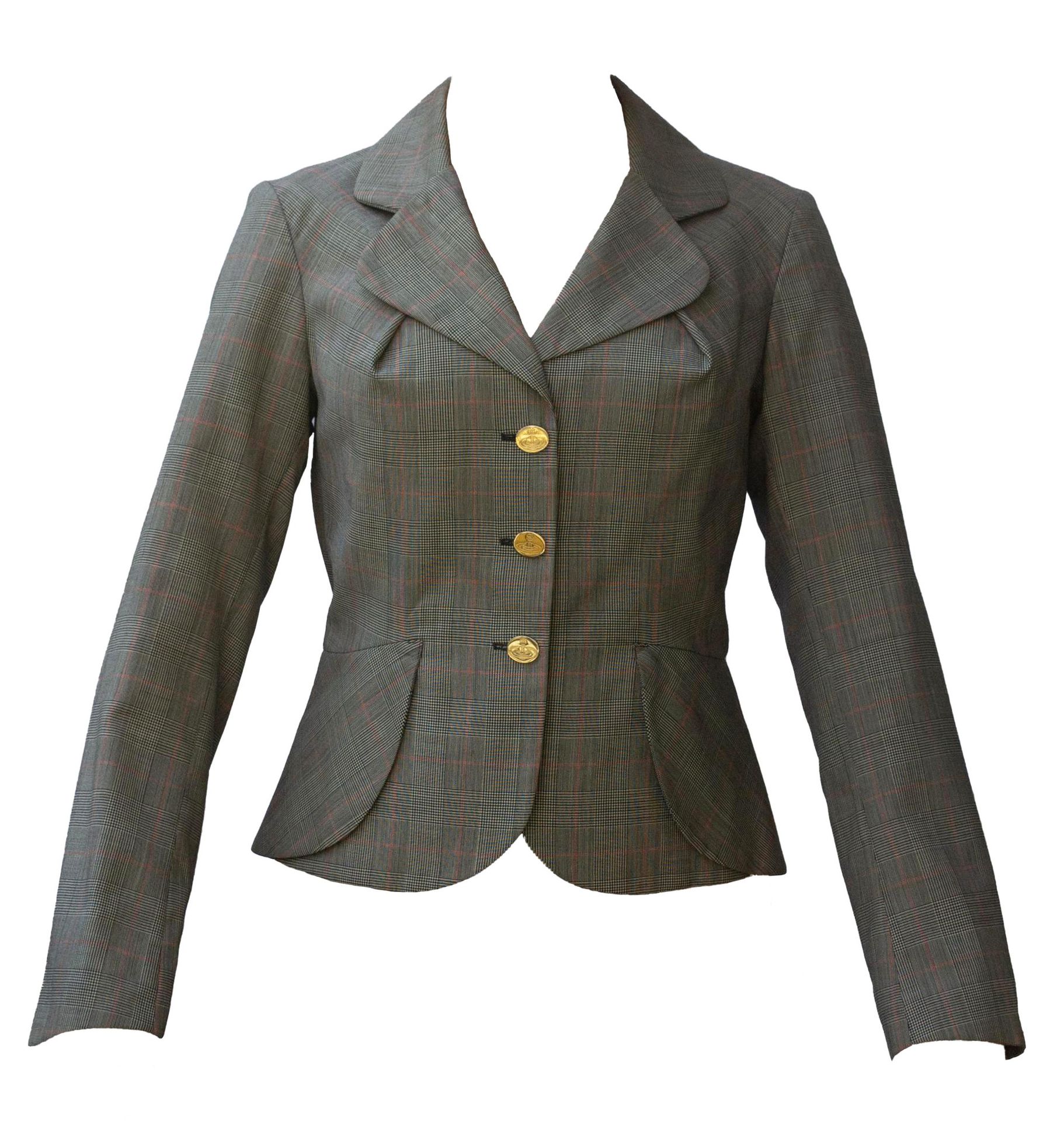 Null 薇薇安-韦斯特伍德

威尔士王子Bettina套装



描述。

西装由三件衣服组成：一件单排扣衬里外套，"Bettina "模型，一件马甲和一条轻&hellip;