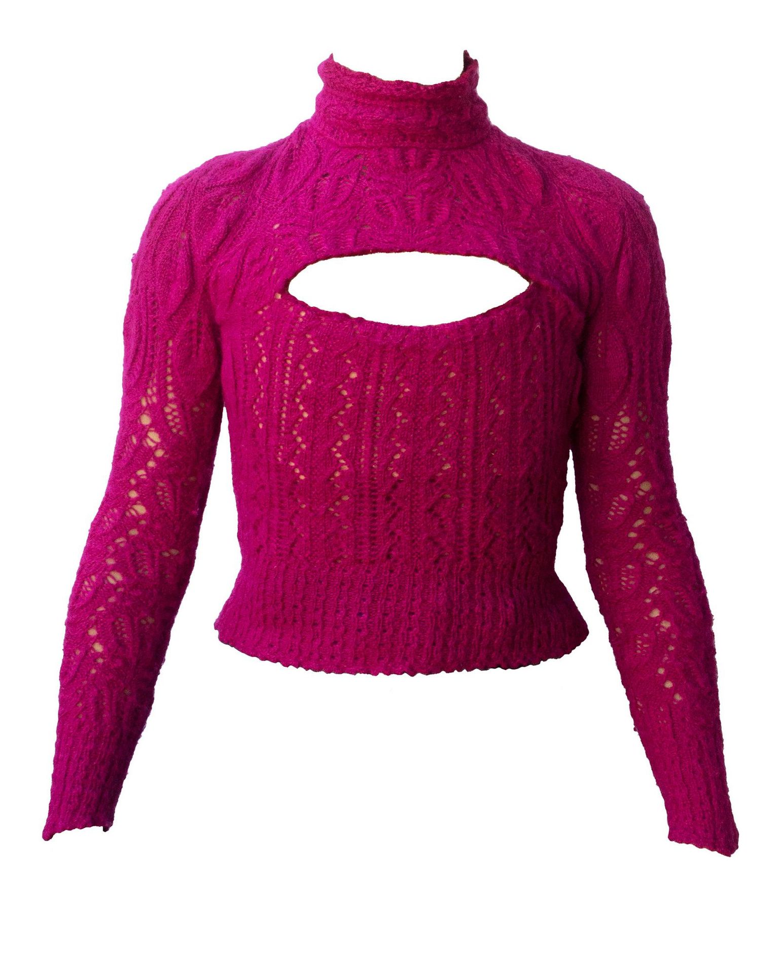Null Vivienne Westwood 

CORSETED KNITTING



Description:

Fuchsia wool knitted&hellip;