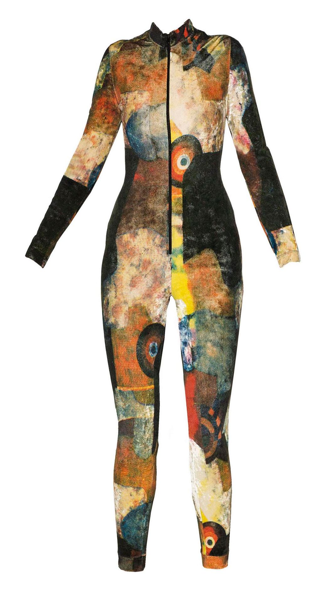 Null 让-保罗-高缇耶

印花连体裤



描述。

80年代的印花雪尼尔连体裤，设计灵感来自Robert Delaunay的艺术。前面有中央拉链。意大利制&hellip;