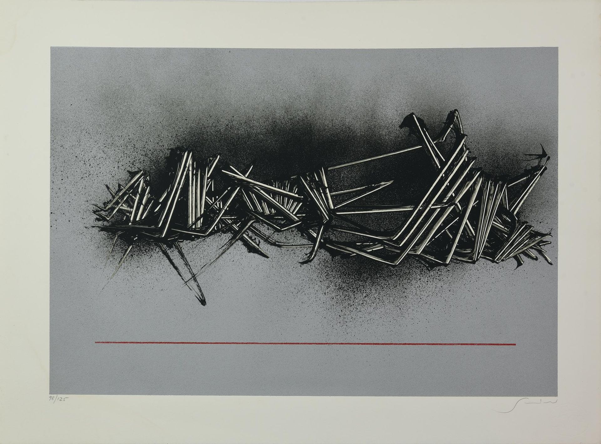 Null Emilio Scanavino
(1922 - 1986)
SENZA TITOLO
serigrafia, cm 56x76; es. 98/12&hellip;