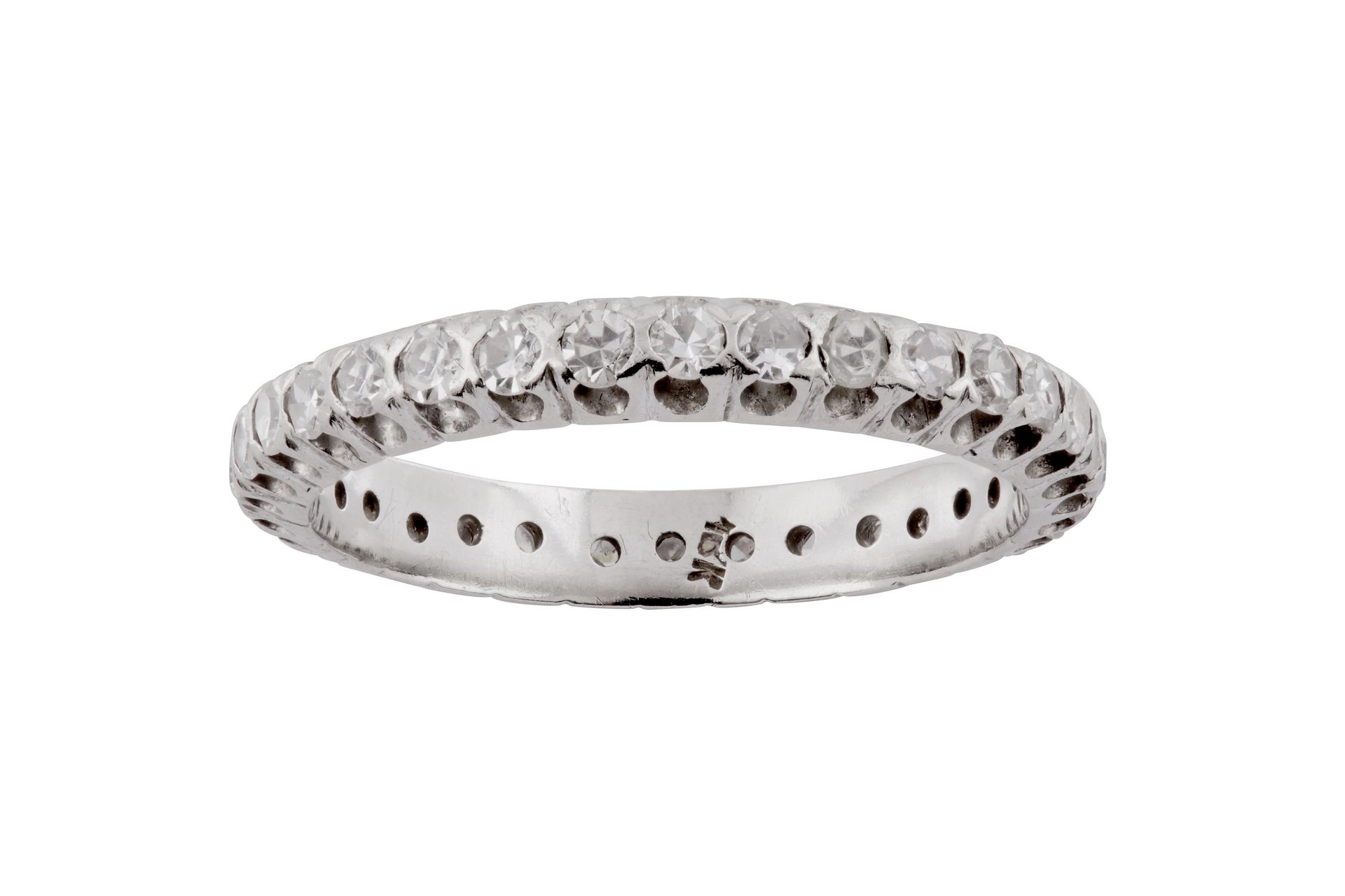 A diamond eternity ring A diamond eternity ring Set throughout with brilliant-cu&hellip;