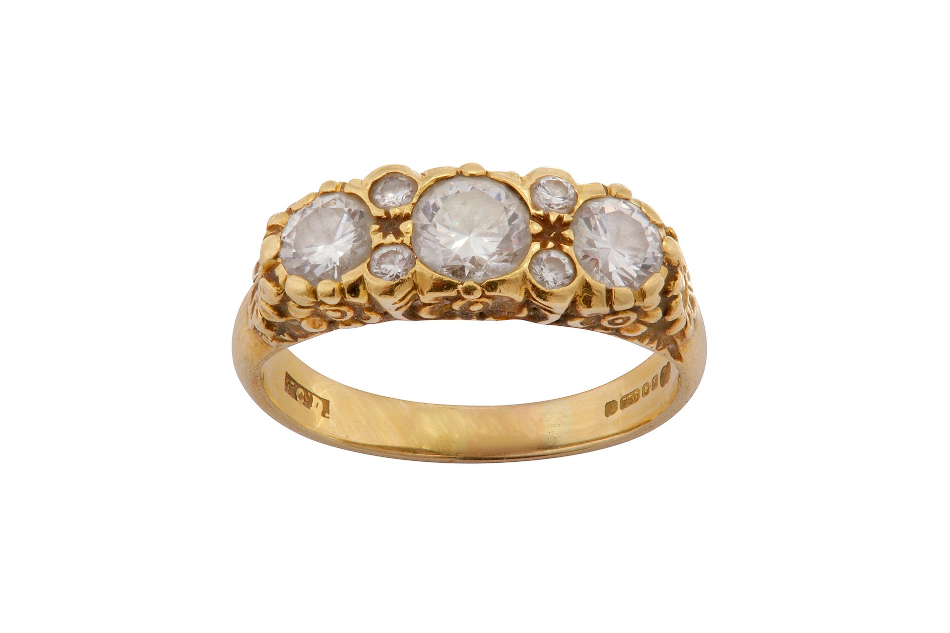 A diamond seven-stone ring A diamond seven-stone ring Set with brilliant-cut dia&hellip;