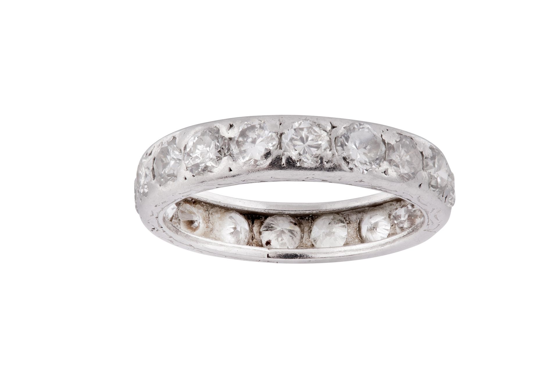 A diamond eternity ring A diamond eternity ring Set throughout with brilliant-cu&hellip;