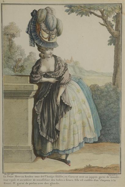 Null École française vers 1780, d'après Derrais et Watteau
Portraits d'actrices
&hellip;