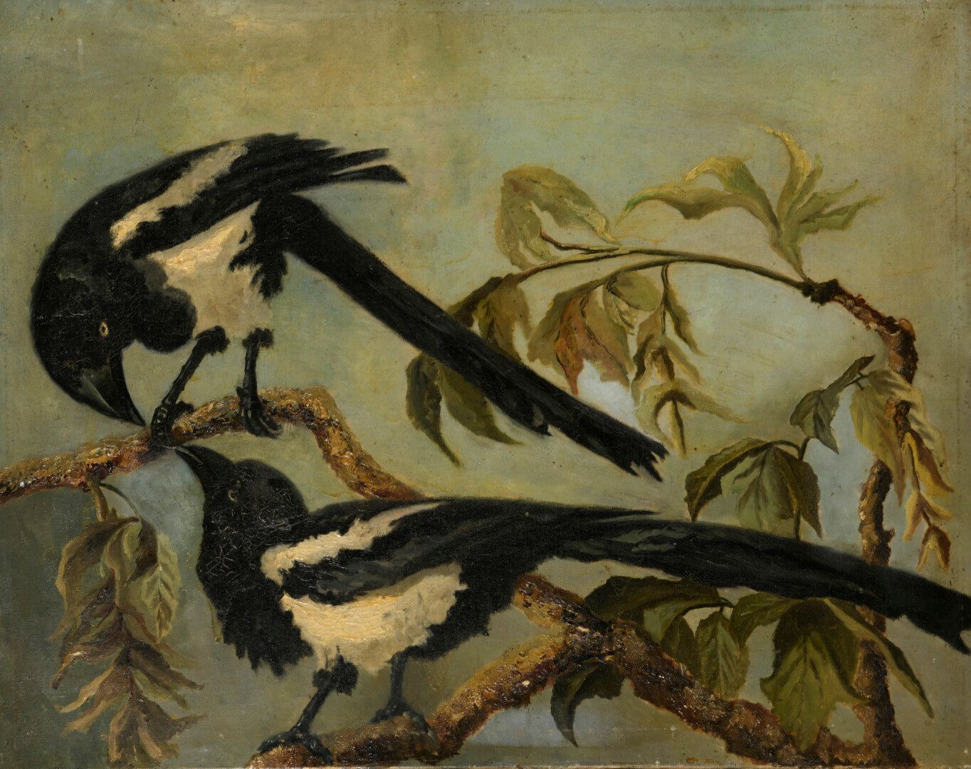 École du XIXe siècle School of the 19th century

Magpies.

Oil on canvas.

50 x &hellip;