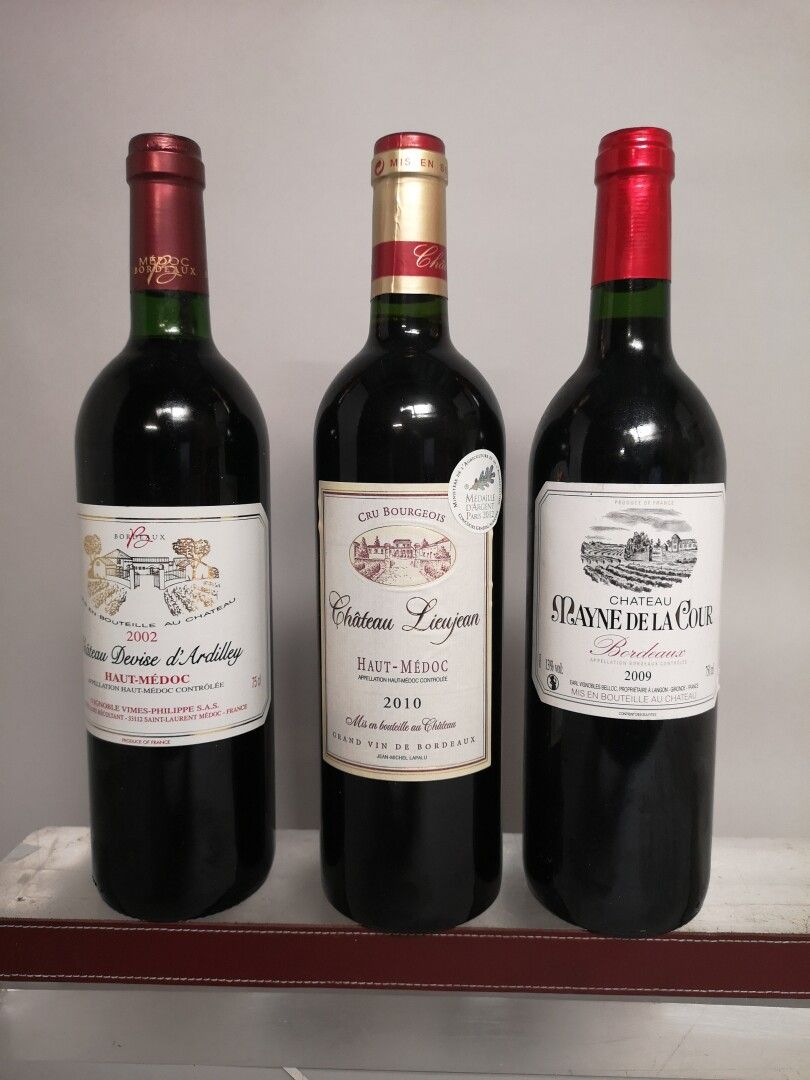 Null 20 Flaschen BORDEAUX DIVERS, darunter: 6 Flaschen Château DEVISE d'ARDILLEY&hellip;