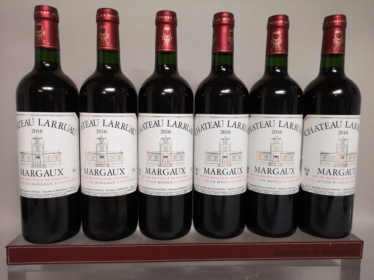 Null 6 bouteilles Château LARRUAU - Margaux 2016