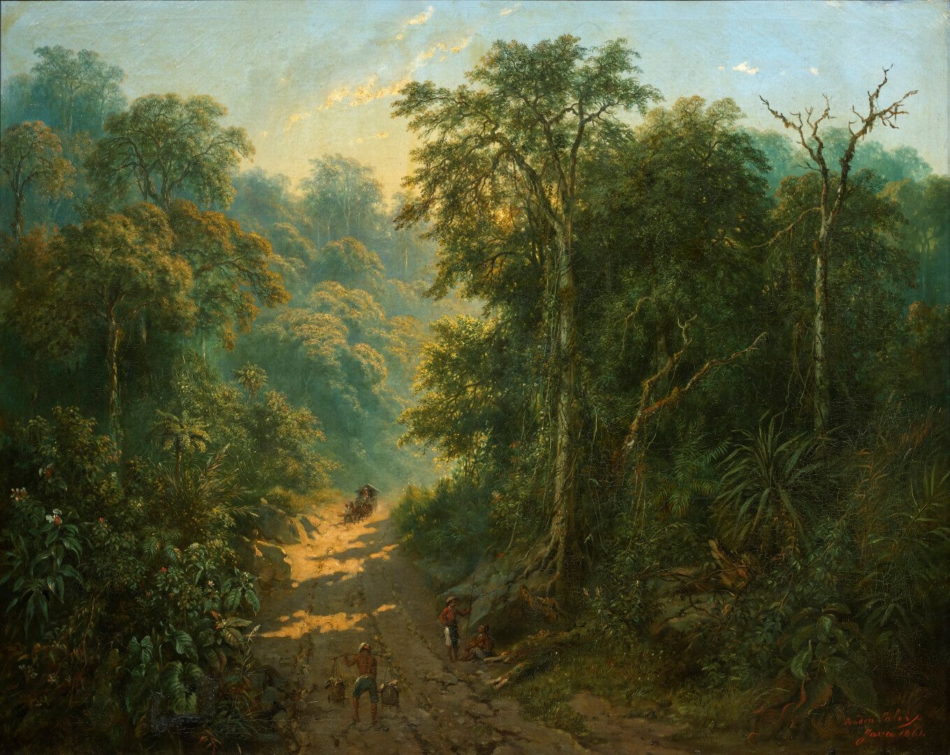 Null 
拉登-萨利赫（爪哇三宝垄附近的特博约，约1811-爪哇茂物，1880）。


巨门洞的景观


在其原来的帆布上。


130 x 170厘米


&hellip;