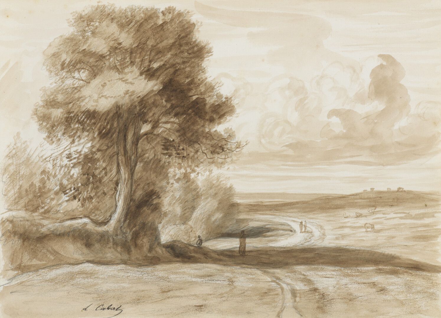 Null Louis CABAT (1812-1893)

Studio di un paesaggio con una nuvola, circa 1840
&hellip;