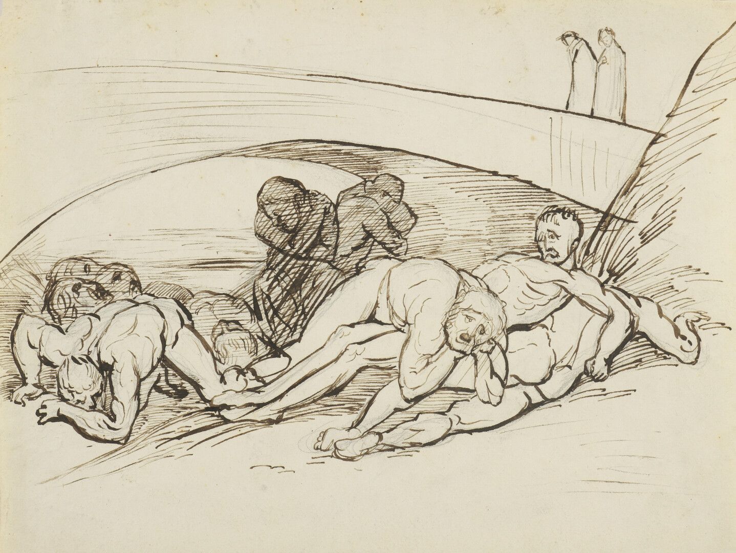 Null Louis CABAT (1812-1893)

The Damned, ca. 1830

Pencil drawing ironed with i&hellip;