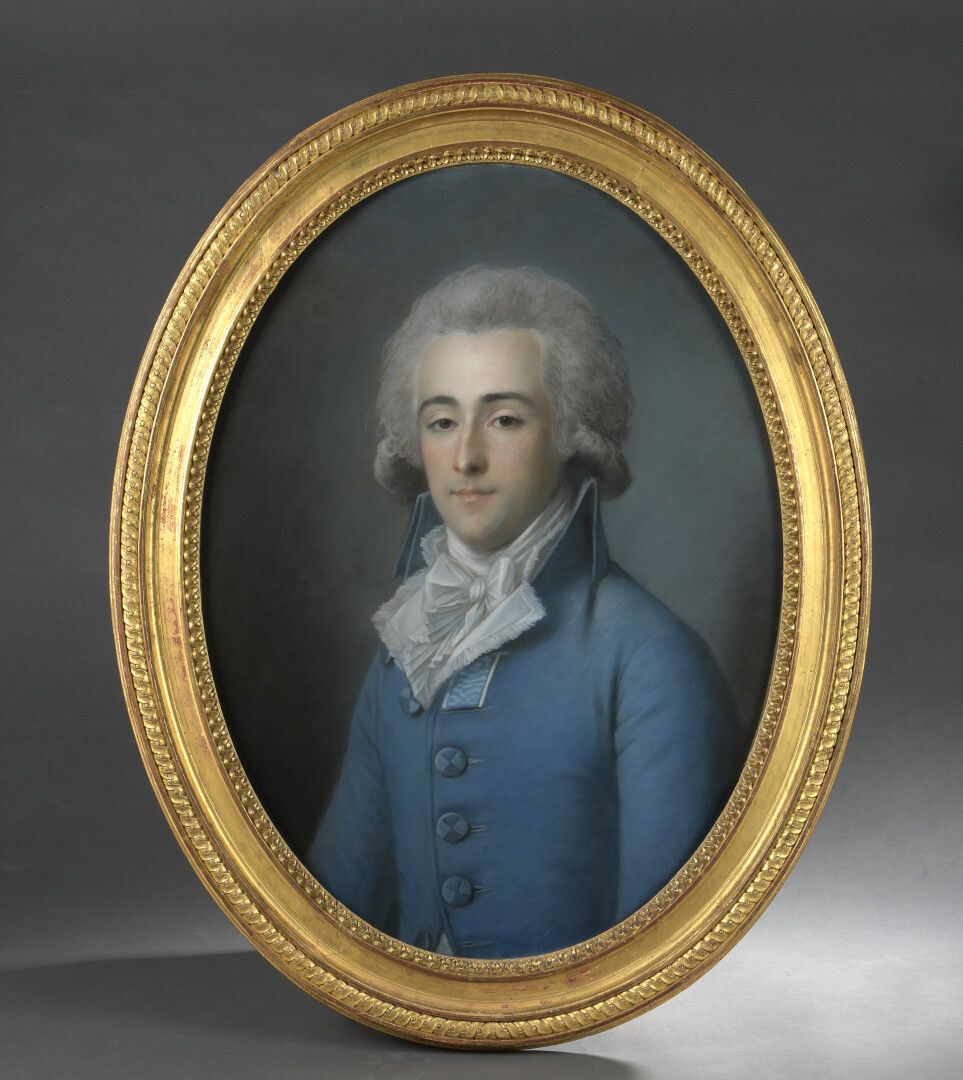 Null 
Alexander KUCHARSKI (华沙，1741-巴黎，1819)




巴勒罗伊子爵的画像




椭圆形的粉彩。




69 x 5&hellip;