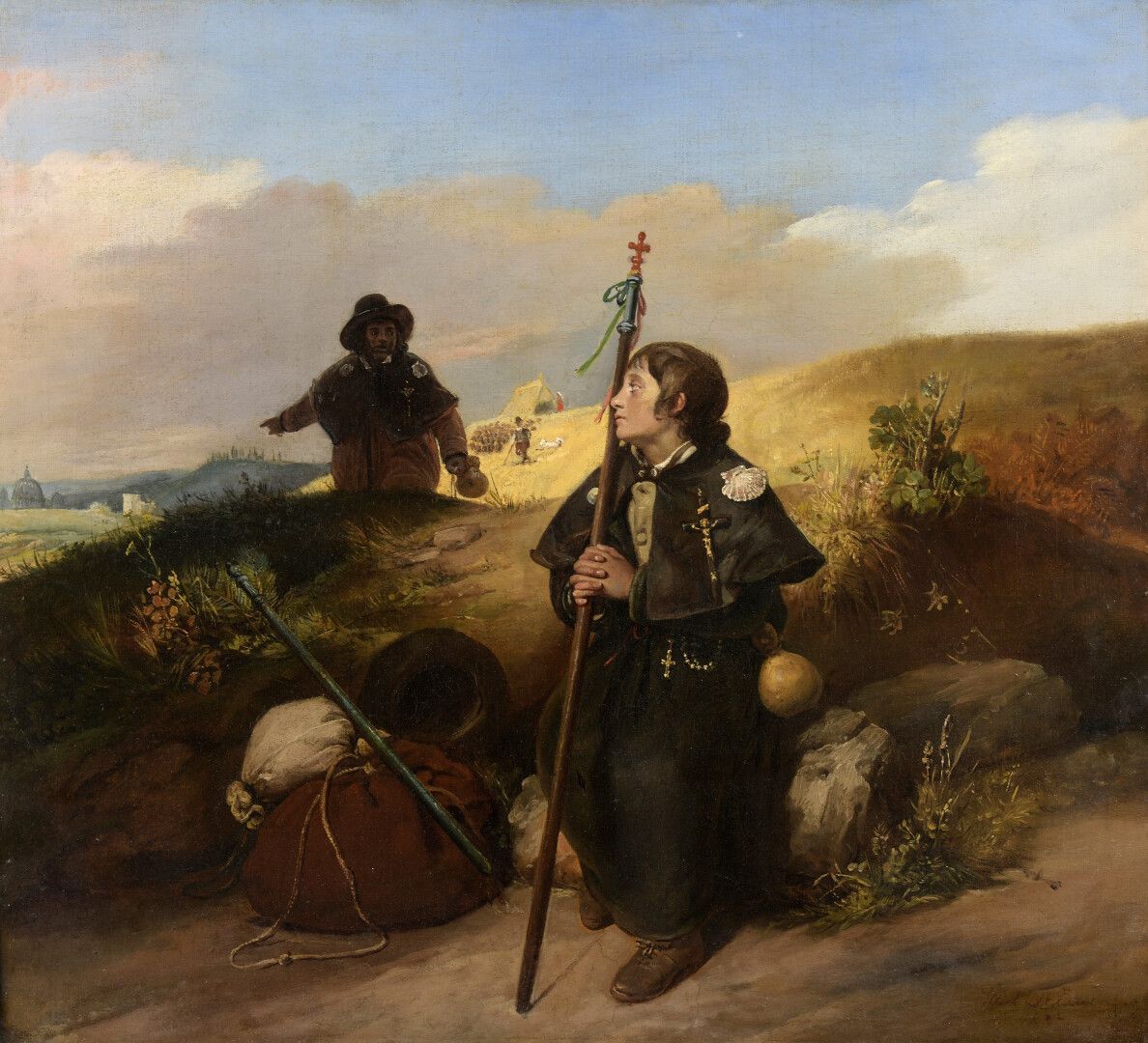 Null Paul DELAROCHE (1797-1856)

Pilger bei der Ankunft in Rom

Öl auf Leinwand.&hellip;