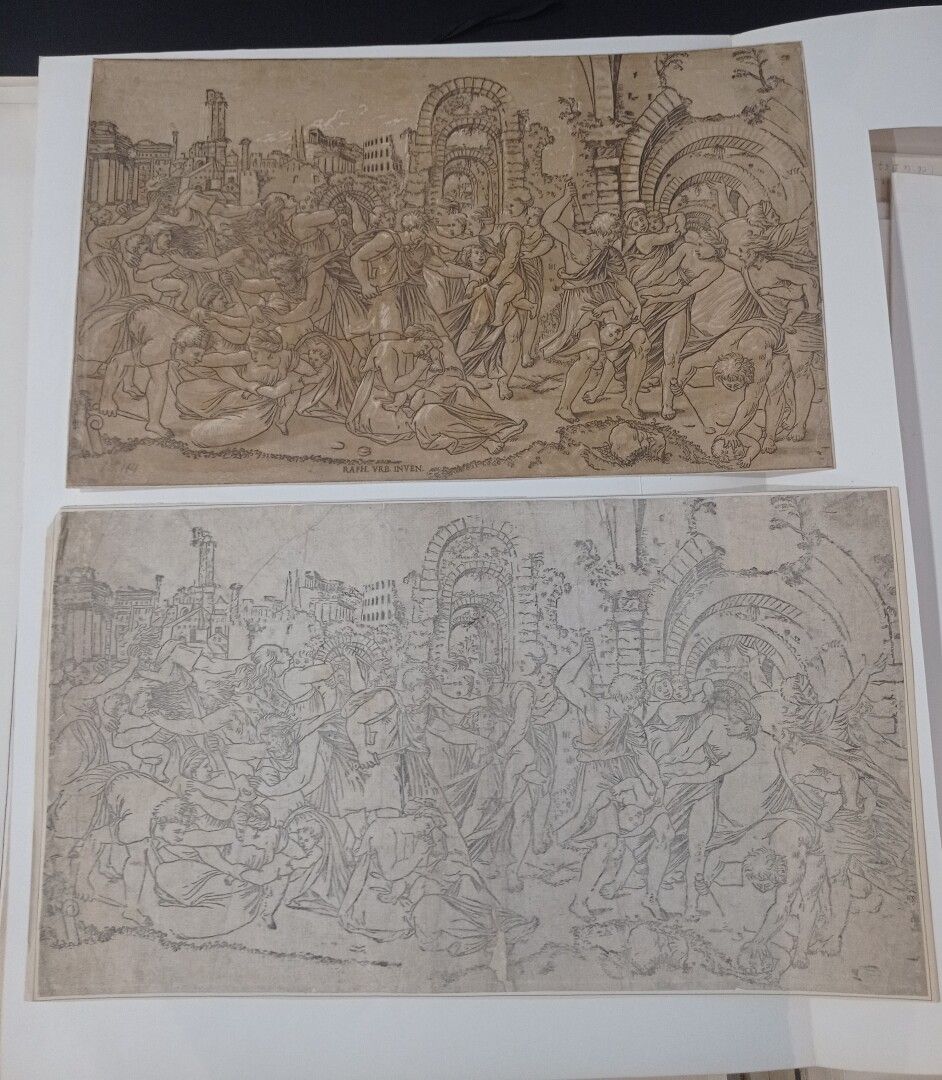 Null MAÎTRE NDB

Le Massacre des Innocents, 1544, bois d'après Raphaël, 29 x 47,&hellip;