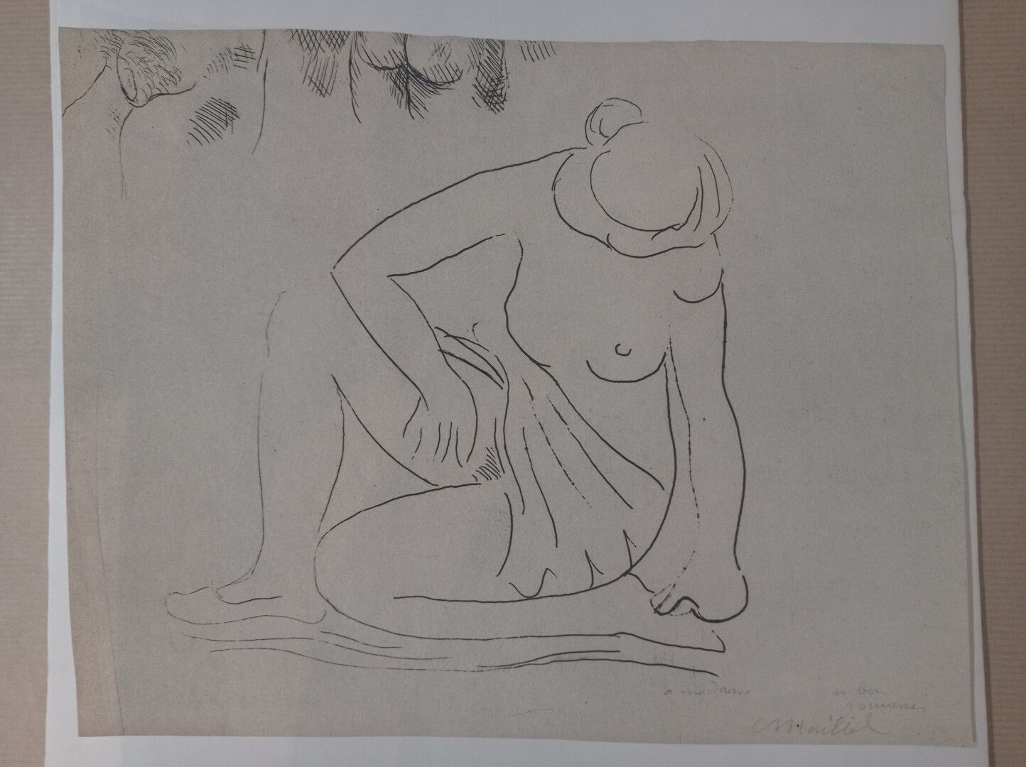 Null ARISTIDE MAILLOL

Eve ou Femme agenouillée, un genou relevé, aguafuerte, ho&hellip;