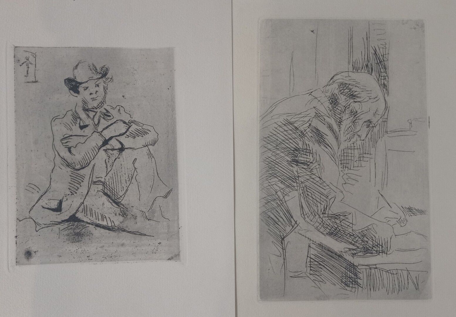 Null PAUL CEZANNE 

Guillaumin au pendu, etching, 15,5 x 12 cm, margins 28 x 18 &hellip;