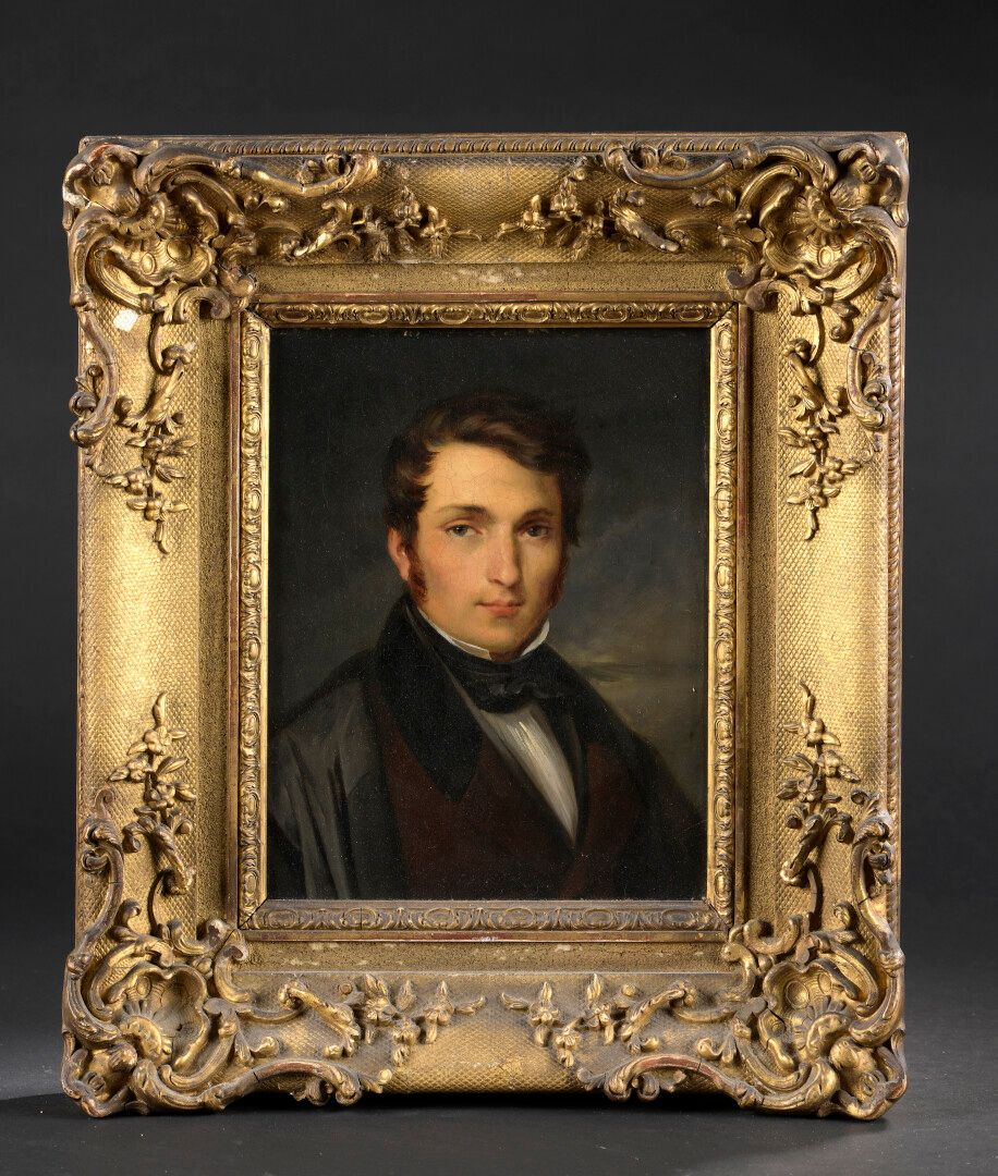 Null FRENCH SCHOOL circa 1830

Portrait of Eugène Collin

Canvas.

24,5 x 19 cm &hellip;