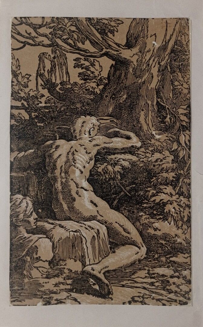 Null 安东尼奥-达-特伦托

从后面看到的人，在《帕尔马森》之后的木刻，28.5 x 18厘米，在方格线内切割。

(The Illustrated Bar&hellip;
