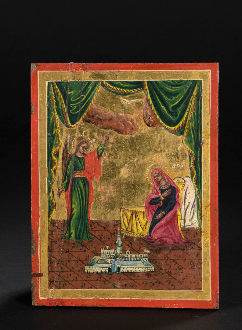 Null RUSSIA, circa 1900

Icon of the Annunciation in front of a monastery

Tempe&hellip;