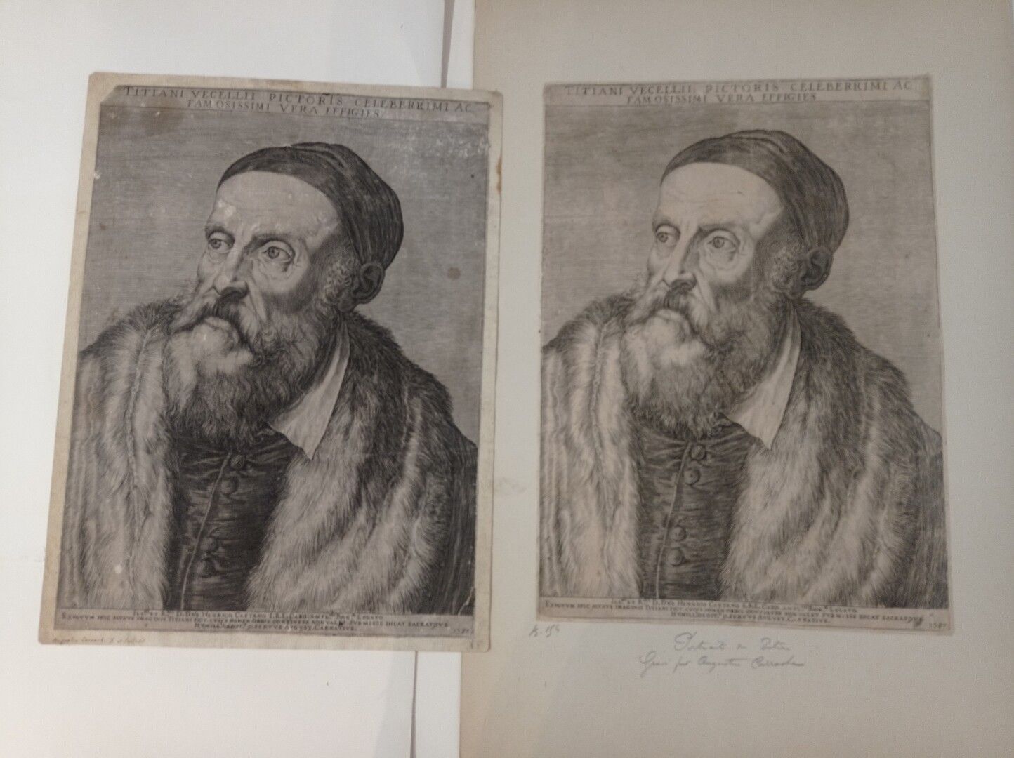 Null Agostino CARRACHE

Portrait du Titien, 1587, burin, 32,3 x 23,2 cm, coupé à&hellip;