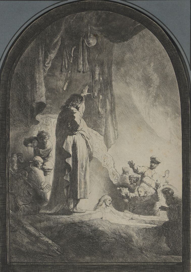 Null REMBRANDT

Die Auferstehung des Lazarus, große Tafel, um 1632, Radierung un&hellip;