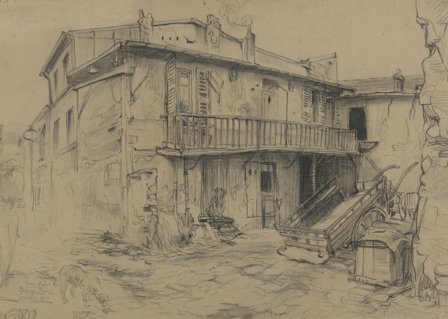 Null Eugène Véder (1876-1936)

Passage Moret 1910

Watercolor wash and India ink&hellip;