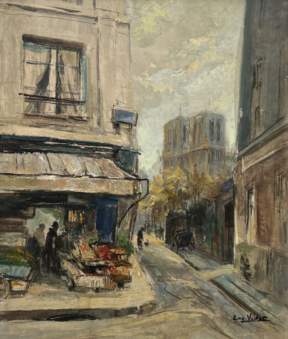 Null Eugène Véder (1876-1936)

Rue Galande et Notre-Dame

Huile sur panneau.

Si&hellip;