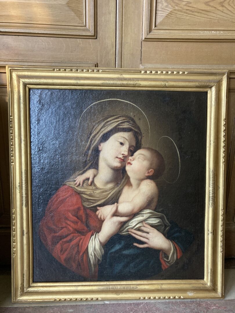 Null ITALIENISCHE Schule des 18. Jahrhunderts

Madonna mit Kind

Leinwand 

Rest&hellip;