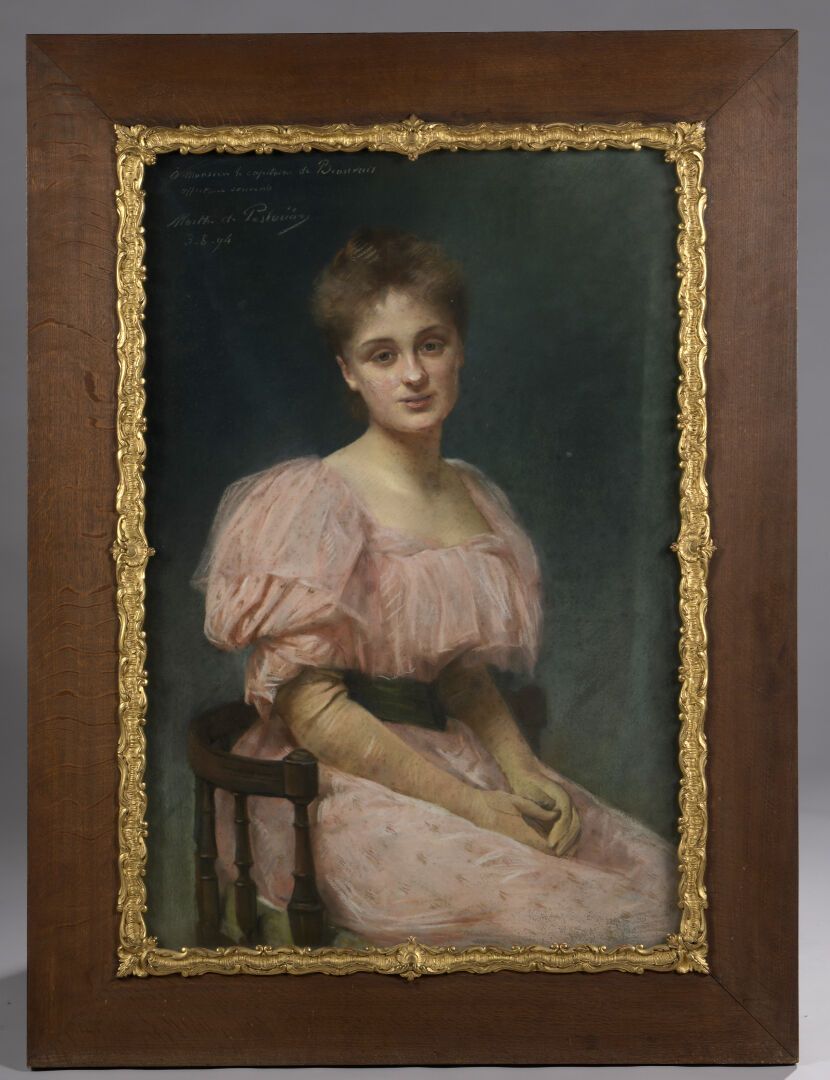 Marthe de PESLOUAN (active c. 1880) 马特-德-佩斯卢安 (活跃于约1880年)

穿着粉红色衣服的年轻坐着的女人

已签名的&hellip;