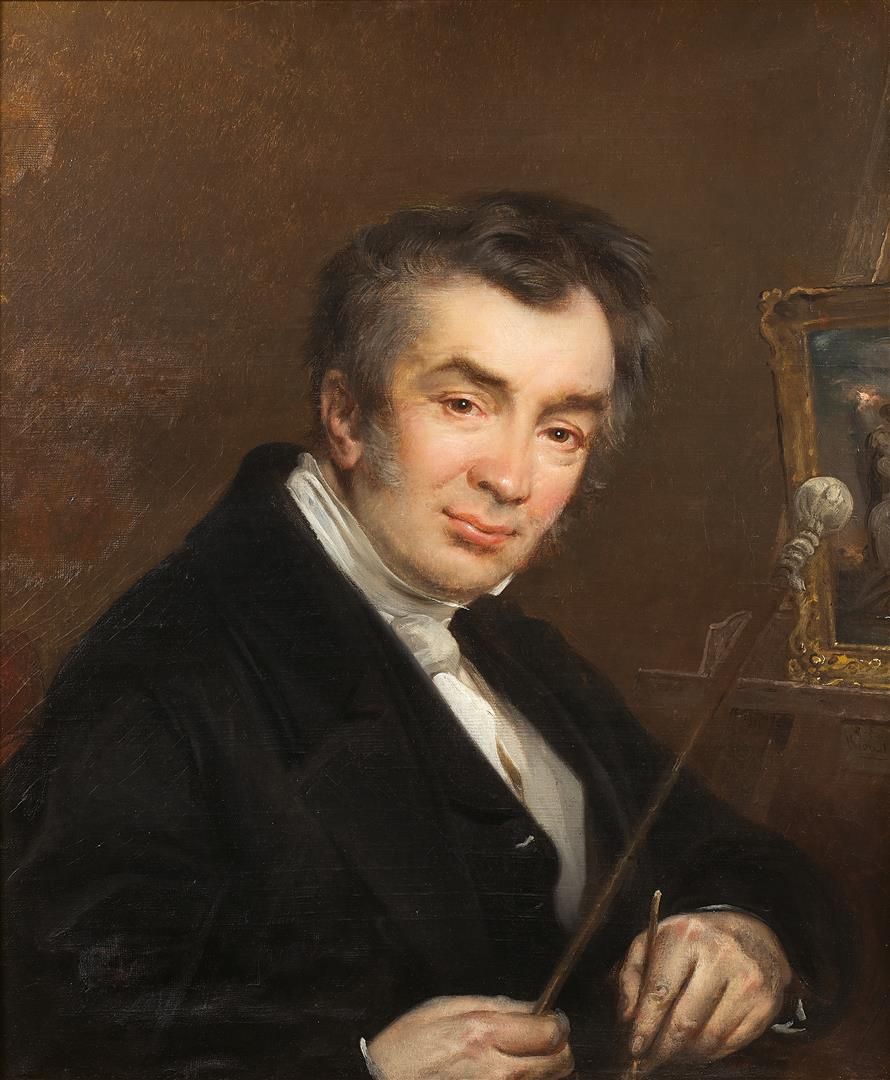 Null Louis Édouard RIOULT (1790-1855)
Selbstporträt des Künstlers.
Auf seiner or&hellip;