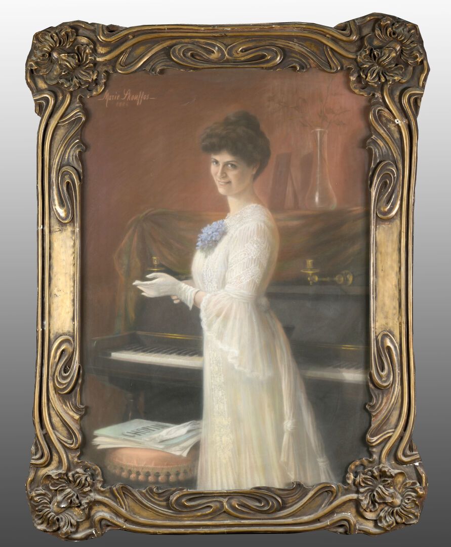 Null Marie SKOUFFOS (1872-1959)
Catherine Alexakis née Skouffos devant un piano
&hellip;