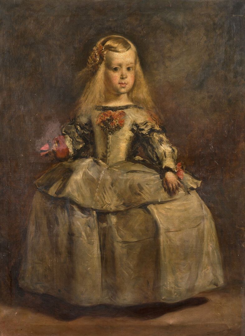 Null Casto PLASENCIA Y MAESTRO (1846-1890), dopo Velázquez
Ritratto dell'Infanta&hellip;