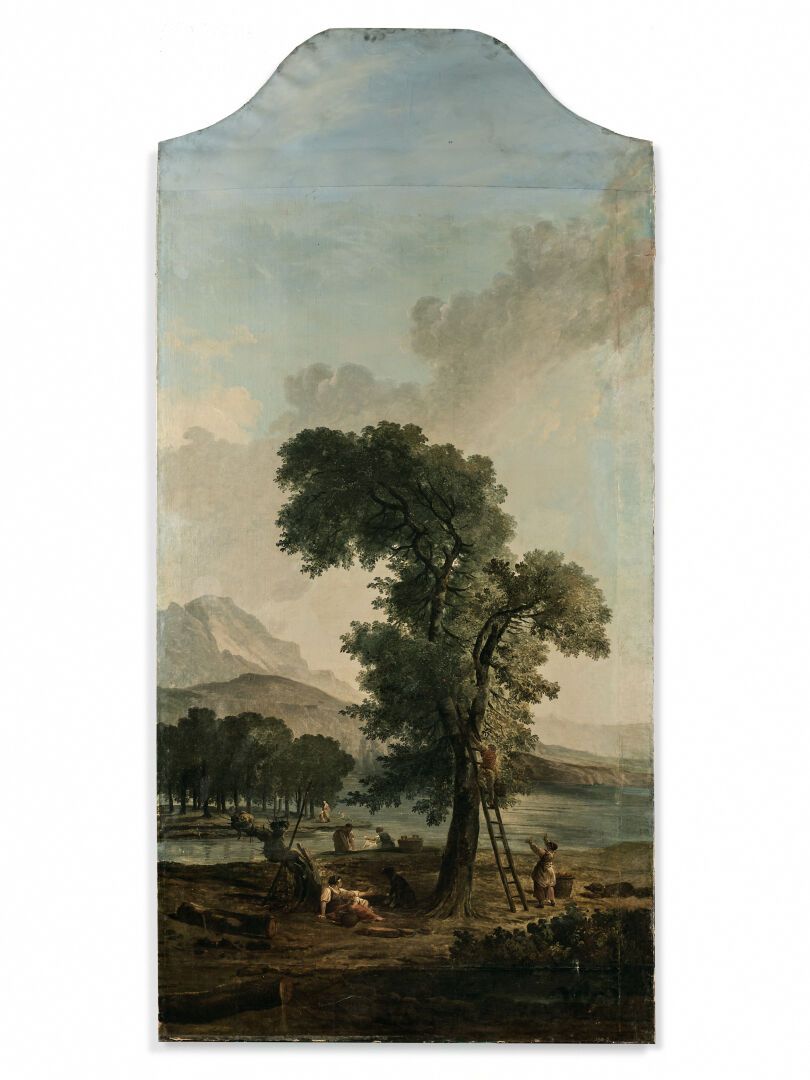 Null Hubert ROBERT (París, 1733-1808)
Recogida de manzanas
Lienzo curvado en la &hellip;