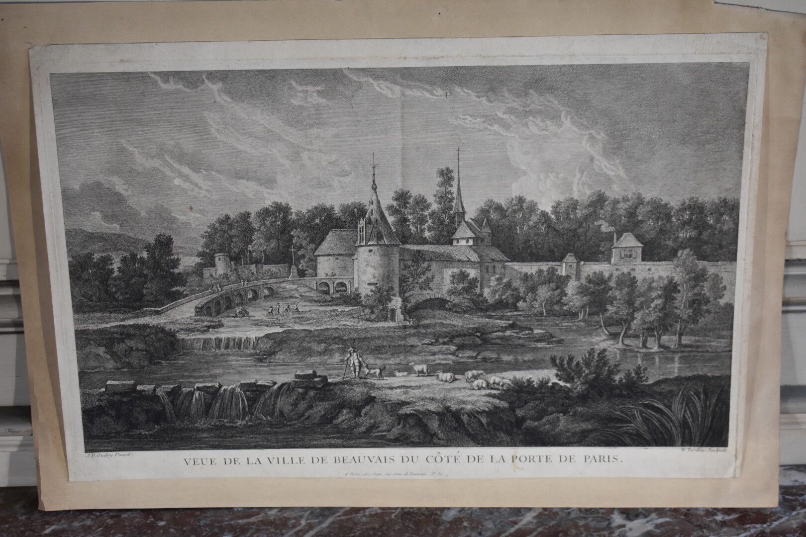 Null Nicolas Henri TARDIEU (1674-1749)
Vista de la ciudad de Beauvais desde la p&hellip;