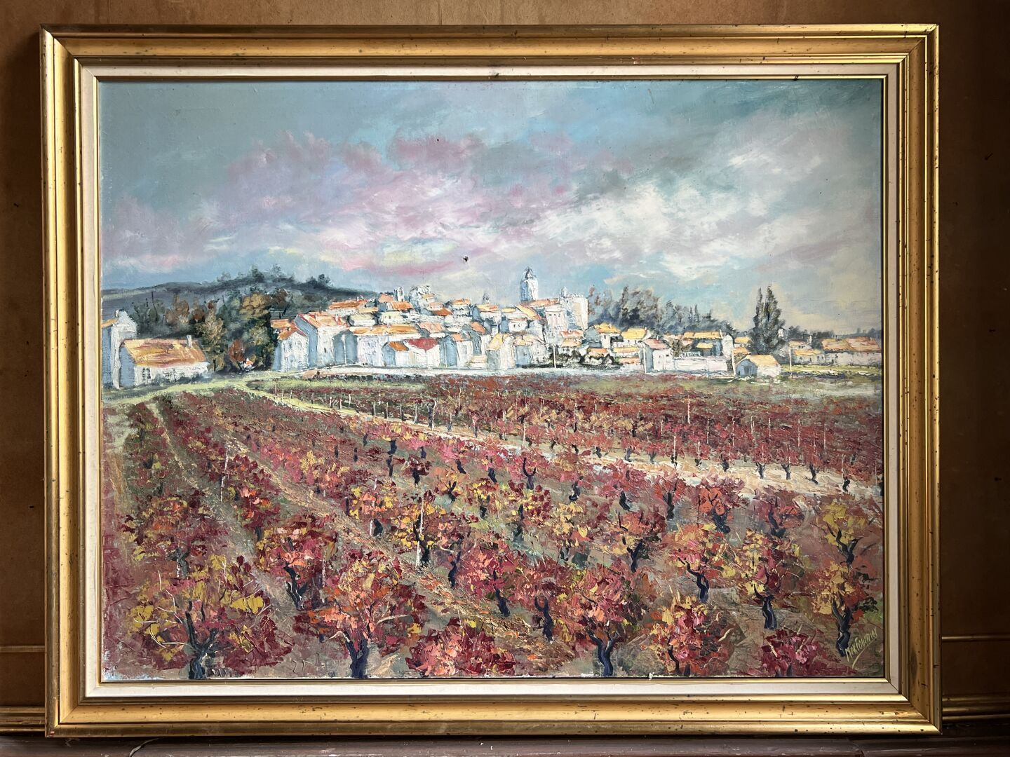 Null MAX FOURNIER, 1929
Die rote Weinrebe 
Leinwand
Signiert unten rechts
88 x 1&hellip;