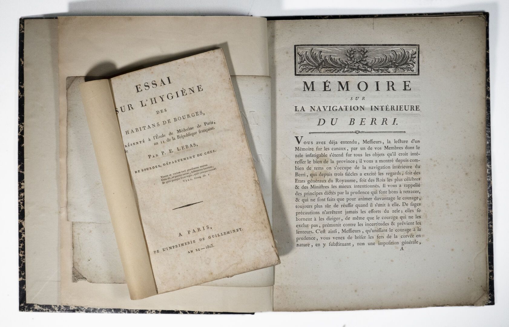 [Berry]. 2 volumes [Berry]. [CHAROST (Armand-Joseph de Béthune de)]. Mémoire sur&hellip;